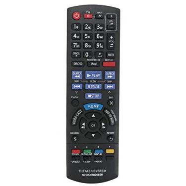 Imagem de VINABTY N2QAYB000629 Controle remoto de substituição para Panasonic Blu-ray Home Theater System Full HD 3D Blu-ray Disc Player SC-BTT268 SC-BTT270 SC-BTT273 SABTT268