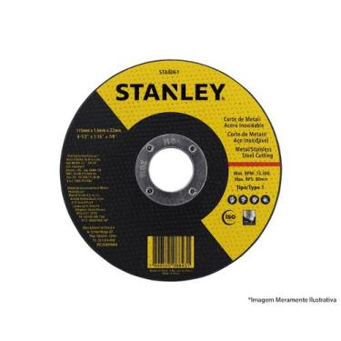 Imagem de Disco Corte Inox Stanley 4.1/2Equotx1,0X7/8Equot Sta8061