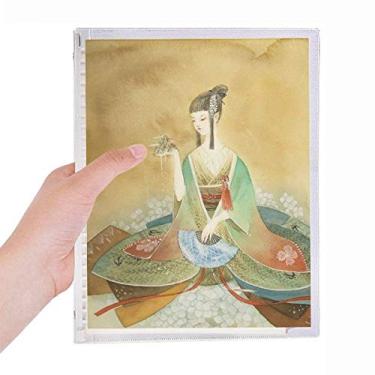 Imagem de Caderno de Ilustrador Antigo Chinês de Beleza com Folhas Soltas Diário Recarregável