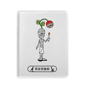 Imagem de Caderno Egito Múmia Halloween Mutação Horus Capa de Goma Diário Capa Macia Diário