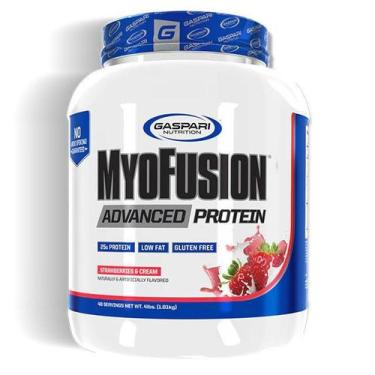Imagem de Myofusion Whey Protein 4Lbs Morango Creme Gaspari Nutrition