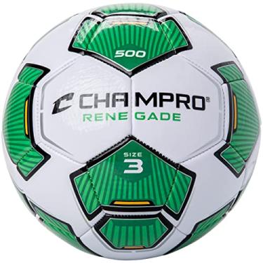 Imagem de Bola de futebol Renegade, tamanho 3, verde óptico