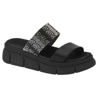 Imagem de Tamanco Chinelo Alto Moleca Tira Brilho Confortavel 5483.106