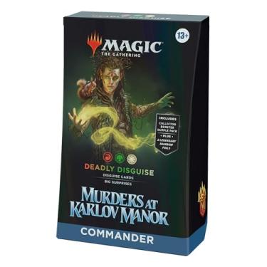 Imagem de Magic: The Gathering Murders at Karlov Manor Commander Deck - Deadly Disguise (100-Card Deck, 2-Card Collector Booster Sample Pack + Accessories)