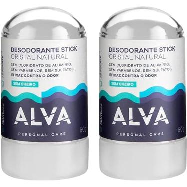 Imagem de Kit 2 Desodorantes Stick Kristall Sensitive -60g Alva Naturkosmetik, Incolor Alva Personal Care