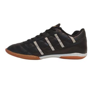 Imagem de Tenis Futsal Masculino Salão Quadra Couro Tamanho:42 BR;Cor:Preto;Gênero:Masculino