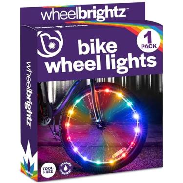 Imagem de WheelBrightz Luz LED para bicicleta arco-íris – 1 cada