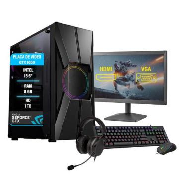 Imagem de Pc Gamer Completo Ghost i5 6ºG GTX 1050 8Gb HD1Tb SSD240Gb - AMORIM TE