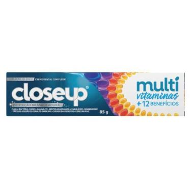 Imagem de Creme Dental Closeup Multi Vitaminas +12 Benefícios White 85g - Close 