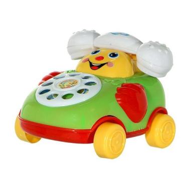 Imagem de Telefone de Brinquedo para Bebê Com Música Telefone Carrinho a Corda E