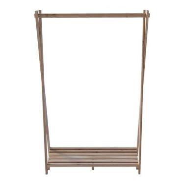 Imagem de Cabideiro Resistente Closet Para Chão Estilo Retro Reforçada - Technox