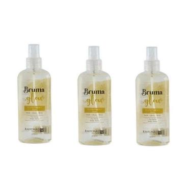 Imagem de Kit 3 Bruma Fixadora Glow Finalizador 200ml - Ramona Make Up