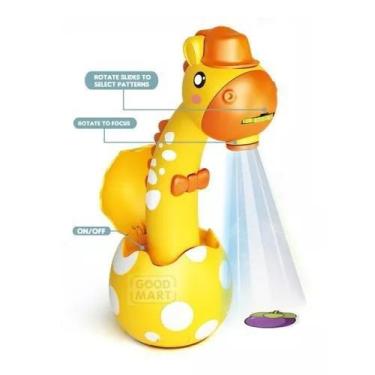 Imagem de Projetor Infantil Desenho Ovo Girafa Dino( amarela) - Toys