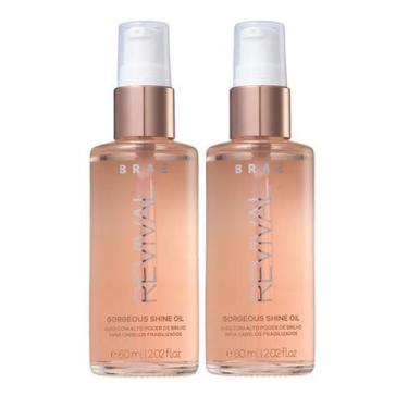 Imagem de Kit BRAÉ Revival Gorgeous Shine Oil Oleo Capilar 60ml 2 unidades