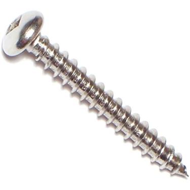 Imagem de Hard-to-Find Fastener 014973203405 Parafusos de chapa de metal de cabeça de panela quadrada, 25 x 3,5 cm, 12 peças