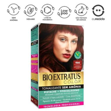 Imagem de Tonalizante Bio Extratus 466 Castanho Médio Vermelho Intenso