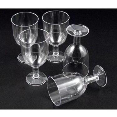 Imagem de Mini Taça 50ml Acrílico Doces Bebidas Cristal C/ 70 Peças Cor Branco -