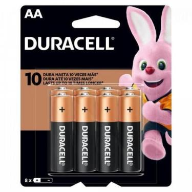Imagem de Pilha Alcalina 1,5v AA MN1500 (C/8 Pilhas) Duracell