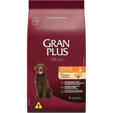 Imagem de Racao Gran Plus Menu Cães Senior Frango e Arroz 15kg