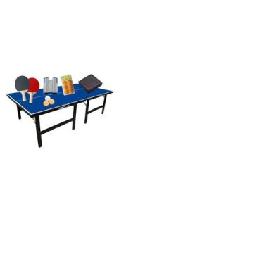 Imagem de MESA DE PING PONG OFICIAL MDP 15mm KLOPF 1001 + Kit ping pong + Rede R