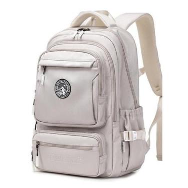 Imagem de Mochila Escolar Notebook Impermeável Espaçosa Grande Unissex - LF PRES