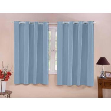 Imagem de Cortina blackout PVC sala e quarto 2,20 x 1,30 - SAFIRA ENXOVAIS, Azul