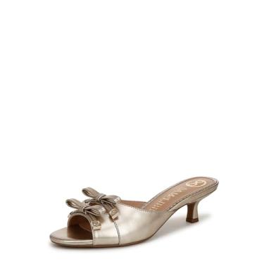 Imagem de Sam & Libby Sandália feminina de salto Odina, Ouro macio, 37