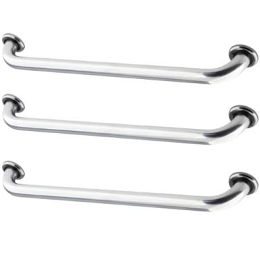 Imagem de Barra De Apoio Para Banheiro Idoso 80 Cm Inox Suporte Segurança Resistente Kit Com Unidades (4)