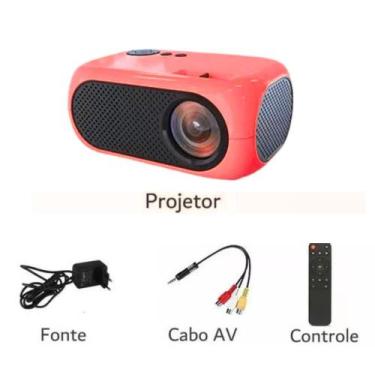 Imagem de Mini Projetor M-24 1200 Suporte Full HD 1080P Portátil Vídeo LED - Ath