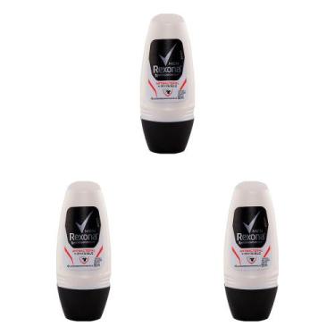 Imagem de Kit 3 Und Desodorante Roll-On Rexona Men Antibacterial+Invisible 50ml
