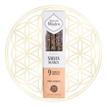 Imagem de Incenso Ervas e Flores Sagrada Madre - Aromas, Salvia Branca