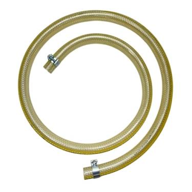 Imagem de Mangueira Gás 1,20m para Botijão Kit Instalação com Braçadeira