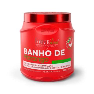 Imagem de Mascara Banho de Verniz Morango Forever Liss 1kg