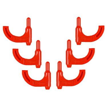 Imagem de FSDC (Dispositivos de segurança para armas de fogo) - FSDC-350PRCF Pistola/Câmara de Arma Bandeira de Segurança Pacote com 6 - Polietileno de Alta Densidade Durável de Longa Duração (HDPE) - Para