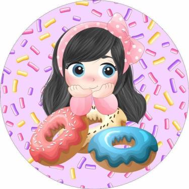 Imagem de Painel Redondo 3D Sublimado Confeitaria Frd-4869