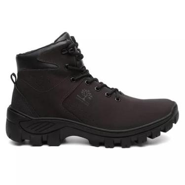 Imagem de Bota Masculina Coturno Adventure Cano Médio Tratorado - Obstinate, Caf