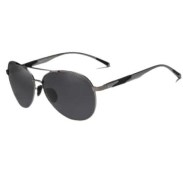 Imagem de Óculos De Sol Kingseven Aviador Masculino Polarizado UV400, 3, Prata, 
