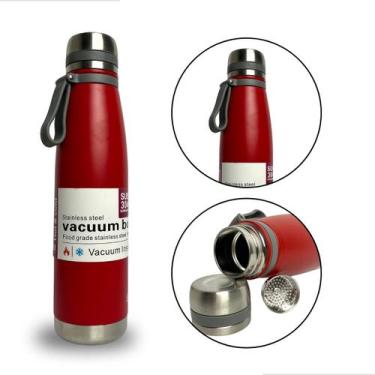 Imagem de Garrafa Térmica 850ml Aço Inoxidável Portátil Café Suco Água Ideal par