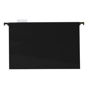 Imagem de Pasta Suspensa Cartão Duplex Haste Plástico, Polycart 5141-PT, Preto, Pacote de 5