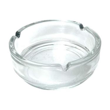 Imagem de Cinzeiro Classic Em Vidro Bituqueiro Redondo De Mesa 10,5cm - Hercos