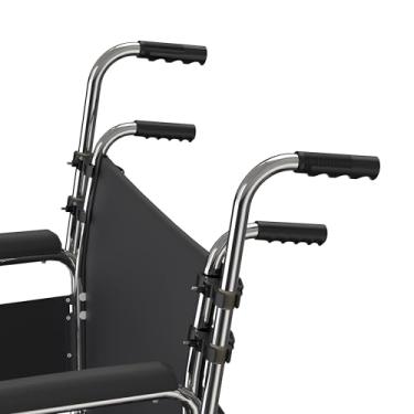 Imagem de Jangker Extensores de alça de cadeira de rodas - extensão de alça de carrinho de bebê, barra universal de empurrar para cadeira de rodas, alças de extensão de carrinho de bebê, pacote com 2