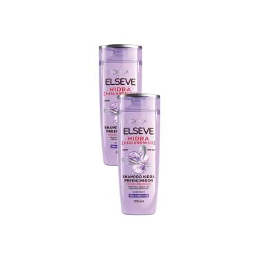 Imagem de Kit 2 Shampoo Preenchedor Elseve Hidra Hialurônico 200ml
