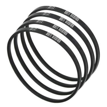 Imagem de Pacote com 4 correias de acionamento 38174 - Substituição atualizada para Amana, Maytag, Speed Queen, Crosley - Ajuste durável para 27001006 WP27001006, 38174, 40053601, PS11740577