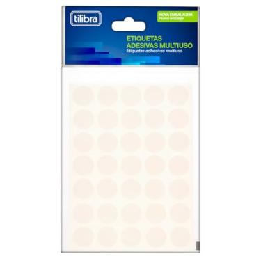 Imagem de Tilibra - Etiqueta Adesiva Multiuso 13mm Transparente 6 Folhas 420 Unidades