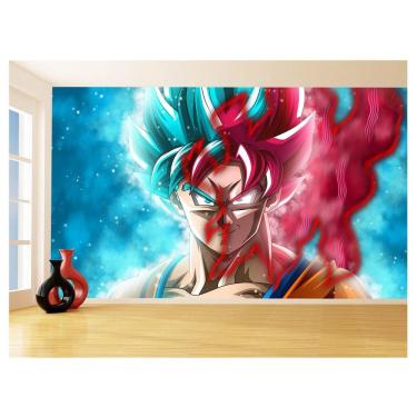 Imagem de Papel De Parede 3D Dragon Ball Goku Vegeta Anime 3,5M Dbz12