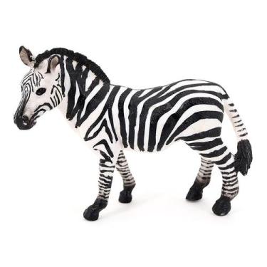 Imagem de Estatueta realista Zebra Wild Animal Model PVC Toy Kids 11cm - Yiweisa