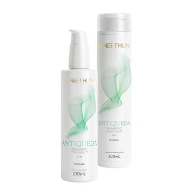 Imagem de Kit Shampoo Balsamo AntiQueda Aneethun Tratamento para Queda