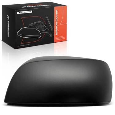 Imagem de A-Premium Tampa do espelho retrovisor do lado do motorista - compatível com Subaru Forester 2014-2018, Impreza 2012-2014 - preto texturizado, sem furo de seta