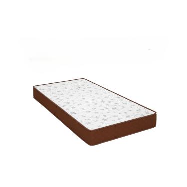 Imagem de Colchão D23 Solteiro – Suede Marrom - 88 x 188 x 12 cm