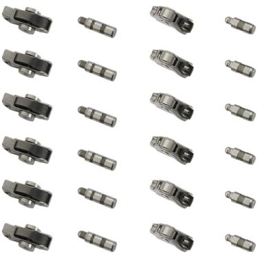 Imagem de 12 peças de elevadores de admissão e escape com braços basculantes aptos para Chrysler Pacifica Dodge Durango Jeep Wrangler Grand Cherokee Ram ProMaster 1500 3.6L 2016-2024 5047896AD 5047979AA